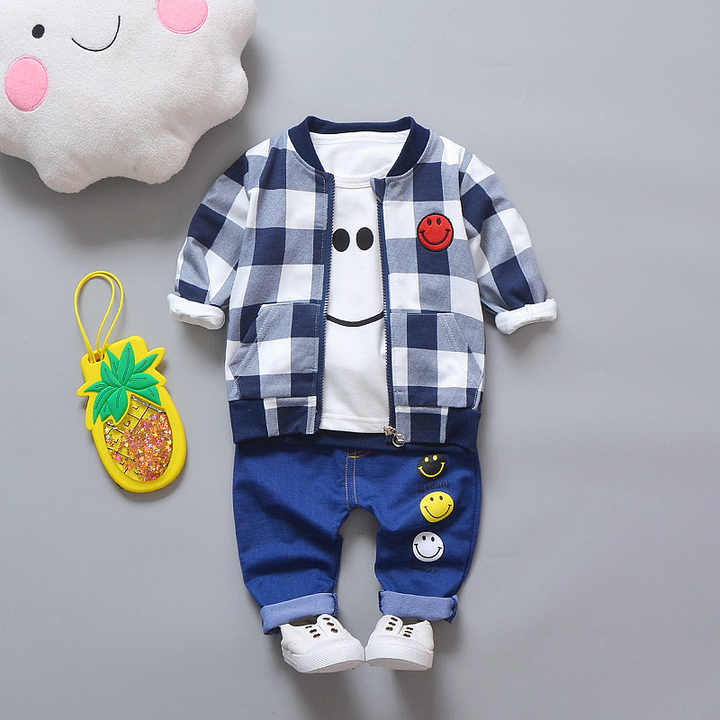 Factory production baby boys clothing set hot sale. 