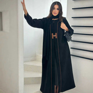 عباية سودا حرير