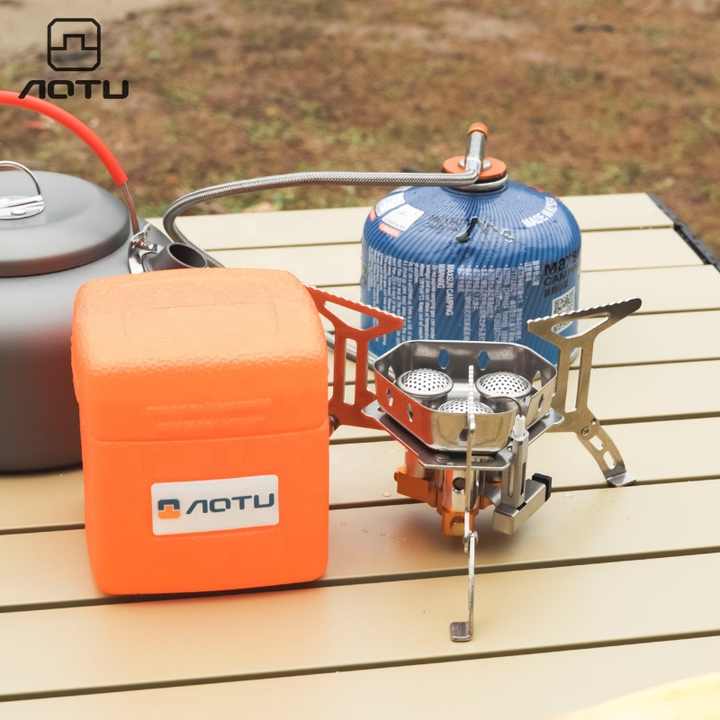 Portable 3 Burner Outdoor Picnic Gas Stove, Suitable for 