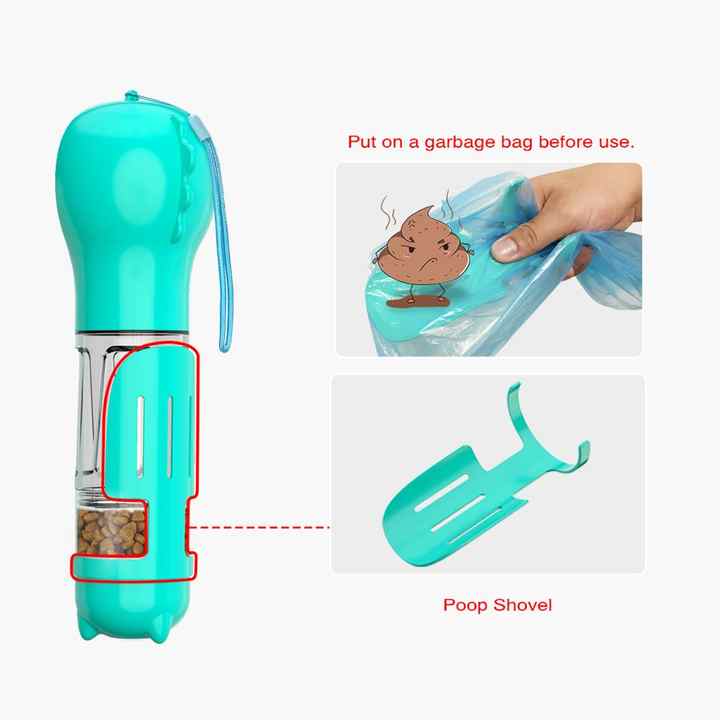 Pet Dog Water Bottle Feeder Bowl 