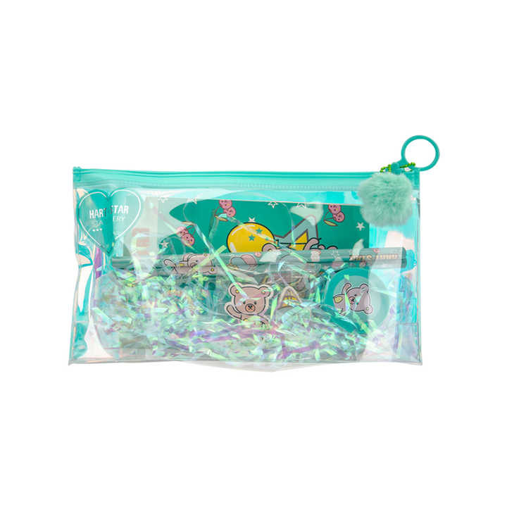 Promotional stationery for children with cartoon designs. 