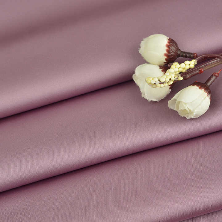 satin dress fabric double-sided acetic acid satin fabric 