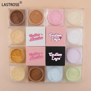 Vegan Makeup Waterproof Oil Control Face Powder Mineral Cosmetics Translucent Matte Loose Setting Powder Private Label with Puff 