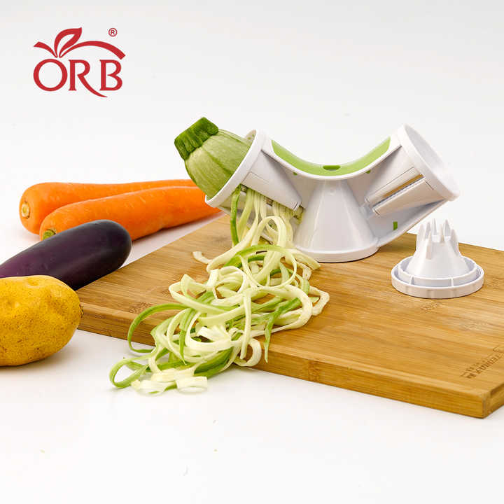 Spiral vegetable slicer, cutting boards and equipment 
