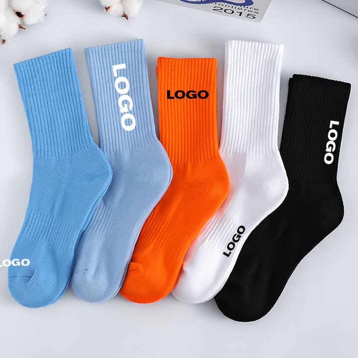 Quality Crew Logo Cotton Women's Designer Sportswear Compression Ankle Tights 