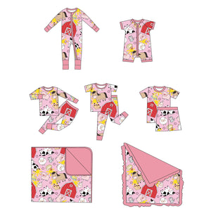 طقم بيجامات - Pajamas Set Kids Girls Short Set