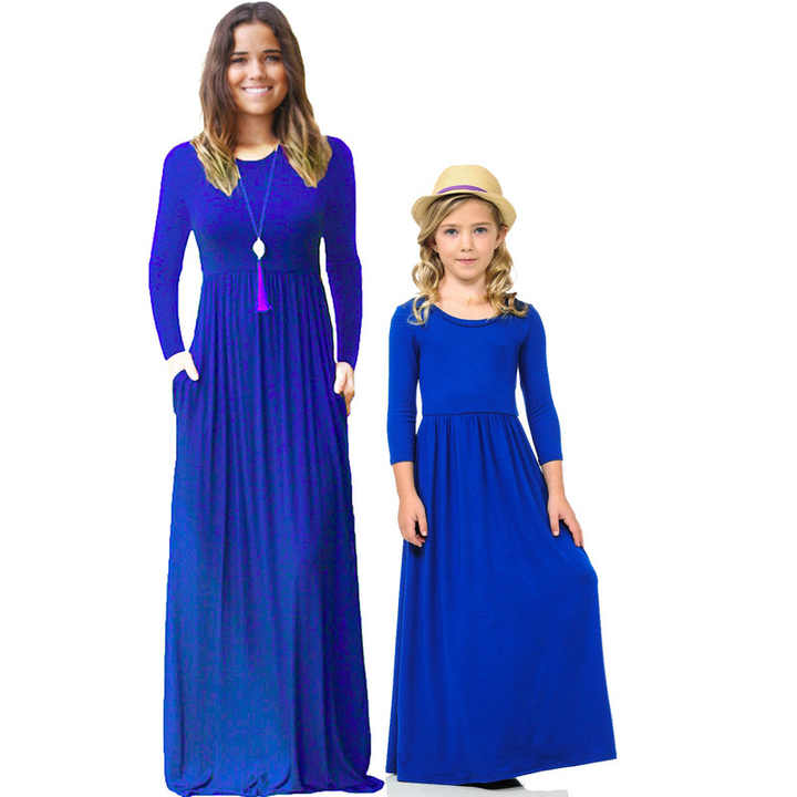 Mother and daughter dress