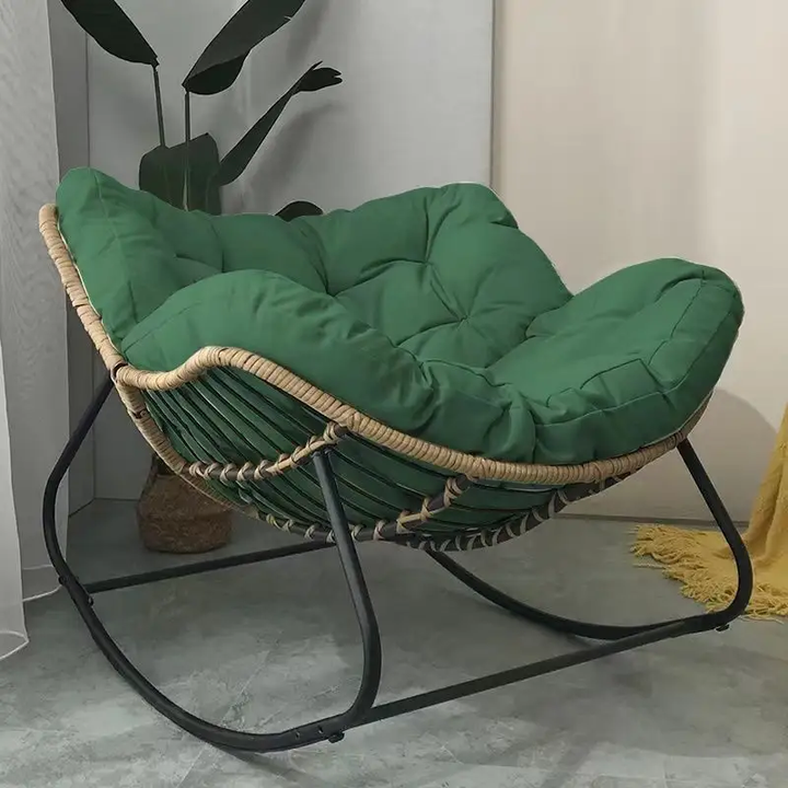 High Quality Rattan Sofa Chair Set Scandinavian Design 