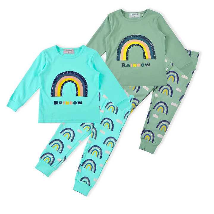Boys' long-sleeved sleepsuits 