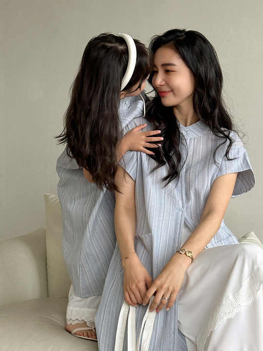 Little Girls Summer Clothes Set Family Matching Clothes 