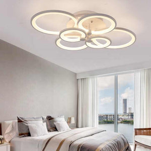 white round ceiling lamp 