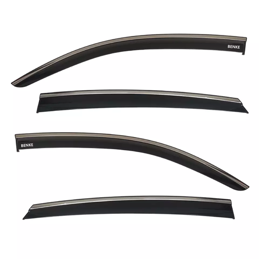 حاجب نافذة باب السيارة واقي مطر منحرف باب . Car Door Window Visor Rain Guard Deflector