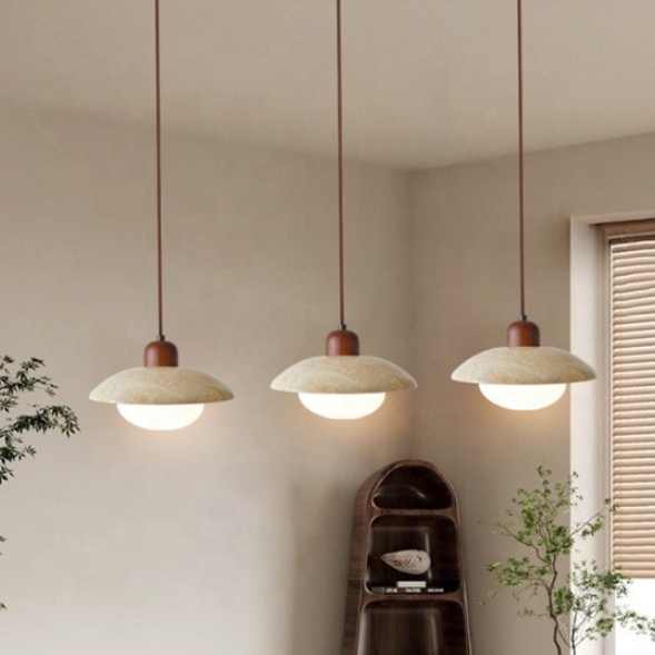 Antique Japanese Pendant Light 