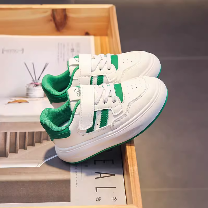 White sneakers for boys and kids, girls casual shoes, children's sneakers 