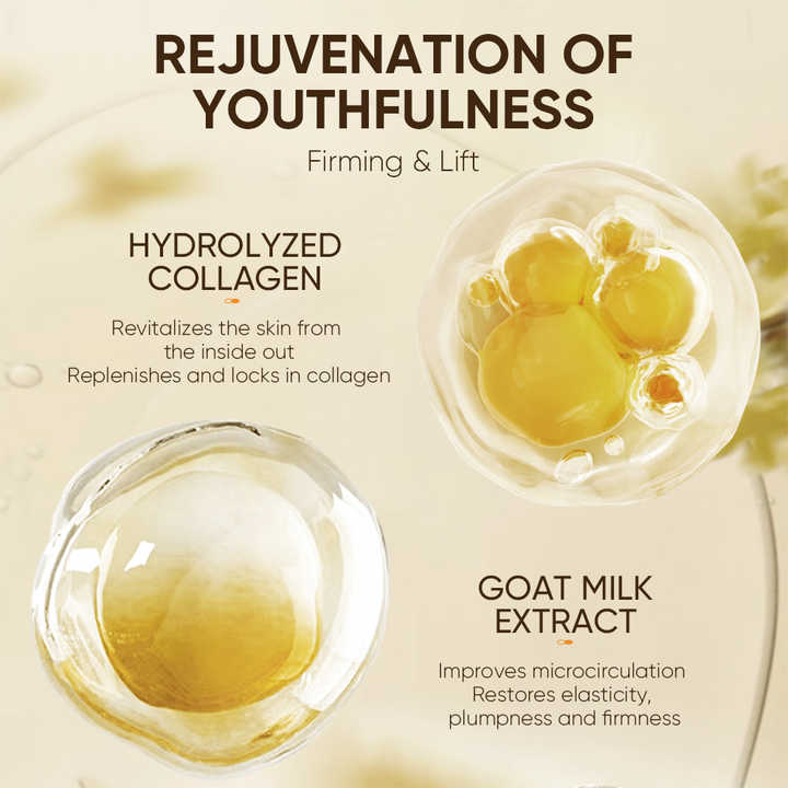 RTS Skin Care Goat Milk &amp; Collagen Moisturizing Cream Hand Foot Body Cream for Dry Skin Nourishing Cream 