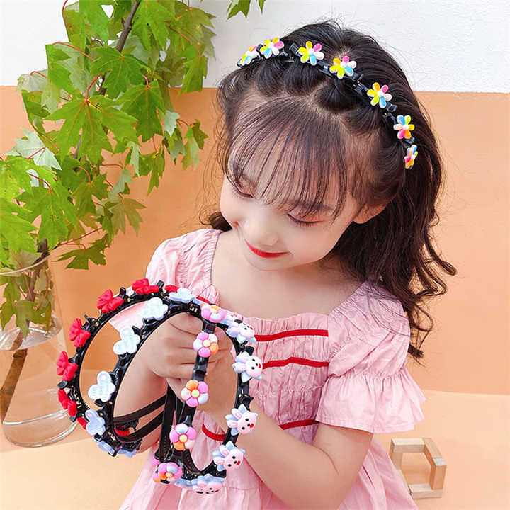 شعر أميرات اكسسوارات لطيف الاطفال الفتيات . Princess Hair Accessories Cute Kids Girls Flower H