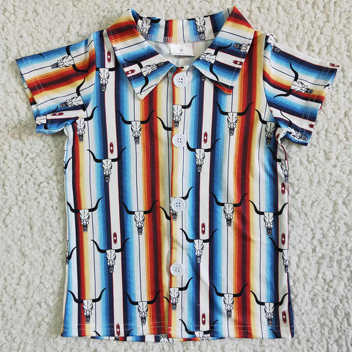 Baby Boys Short Sleeve Western 
