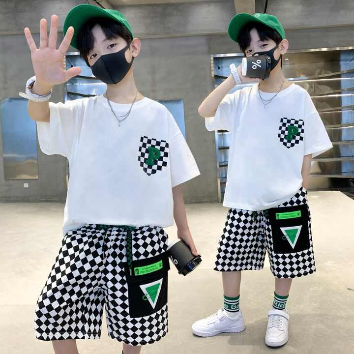 Boys' shorts, casual summer clothes, made of cotton