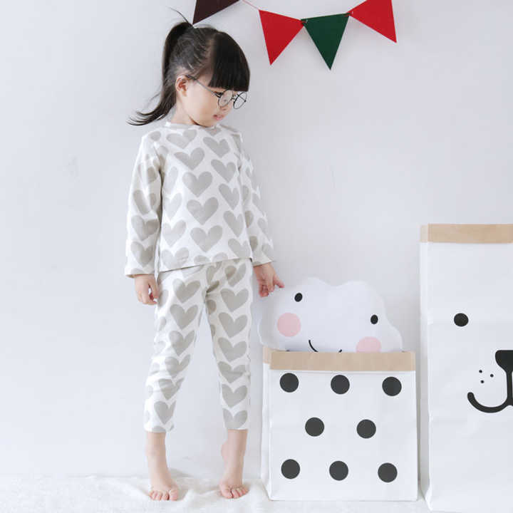 Children's long-sleeved pajamas