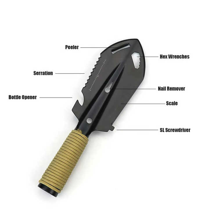 Portable Mini Handheld Outdoor Multifunctional Hiking Survival Measuring Tools 