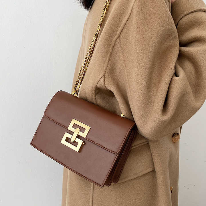 حقيبة كتف أنيقة للنساء بتصميم شعبي