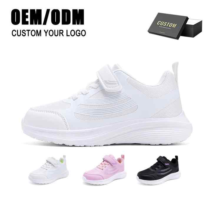 Boys' Sneakers White Breathable Mesh Sneakers 