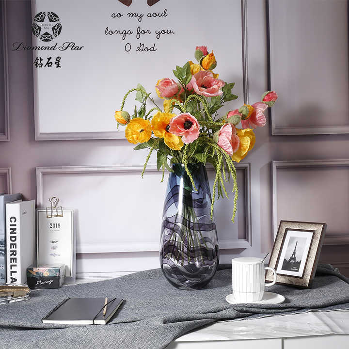 Handmade Diamond Star New Design Colorful Flower Home Decor 