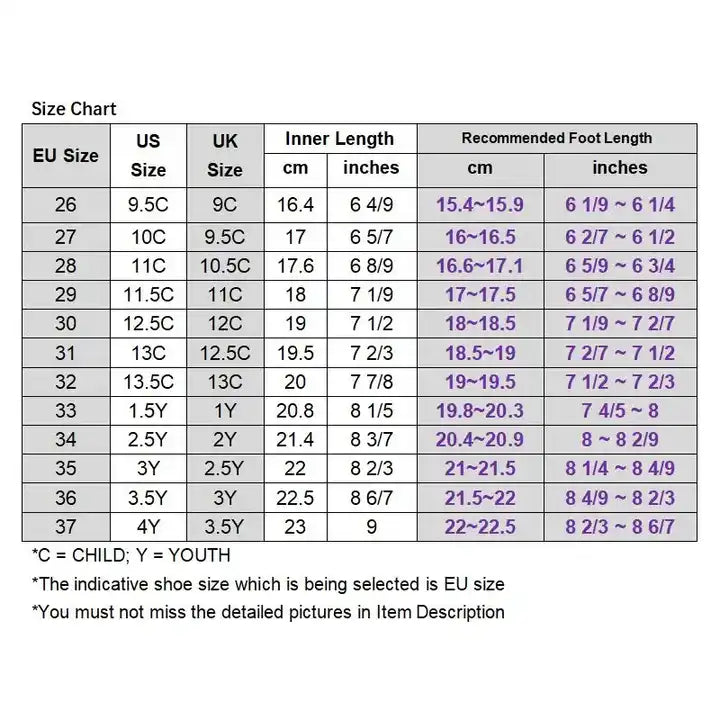 Children's Boys and Girls Casual Flat German Striped Training Shoes. 