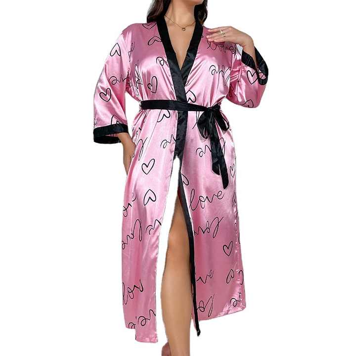 Big Flower Printed - Pajamas 