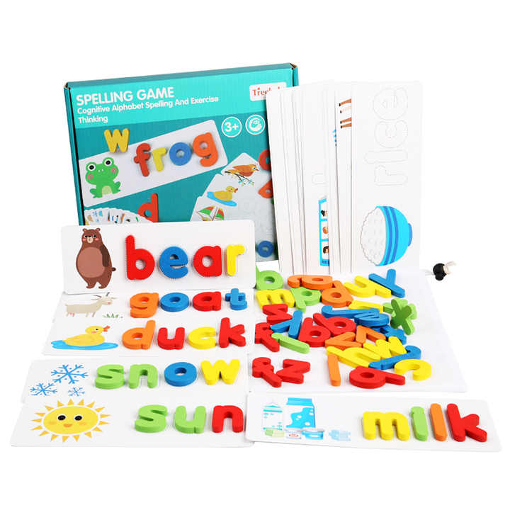 Educational games alphabet cubes 