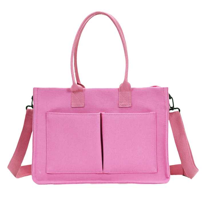 High Quality Canvas Women's Stylish Portable Shoulder Bag 