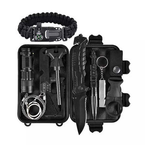 Multifunctional Wilderness First Aid SOS EDC Emergency 14 in 1 Outdoor Wilderness Rope Kit 