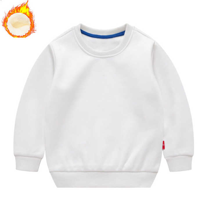 Boys' Solid Fleece Sweatshirt, 100% Cotton, 