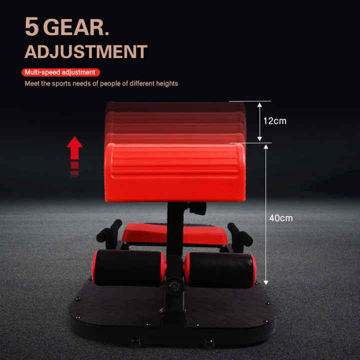 Multi-function abdominal and waist exercise machine. 