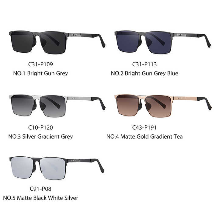 Rectangular glasses