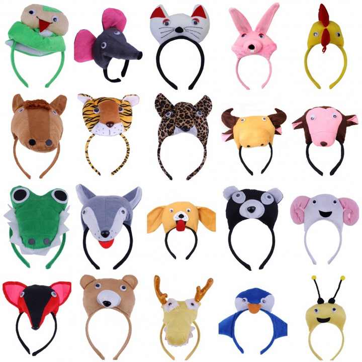 Cartoon animal plastic hair accessories 