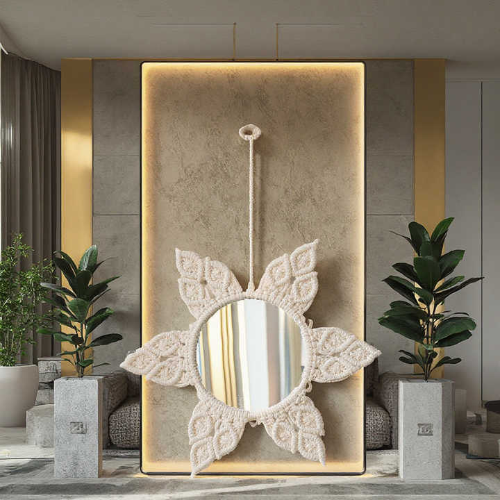 Huge discounts on cotton macrame decor. 