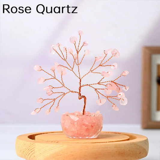Wholesale Treasure Bowl Crystal Fortune- Tree of Life Creative Handicrafts 