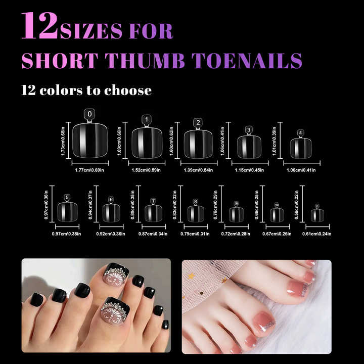 Handmade 550-Piece Nail Art Collection 