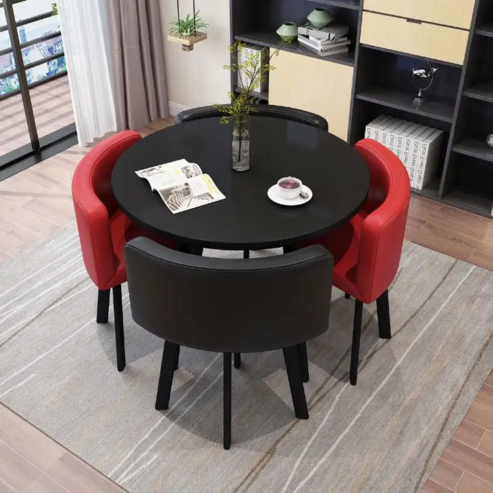 Set of 4 stone chairs 