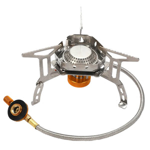 Portable Mini Outdoor Gas Stove, Windproof 