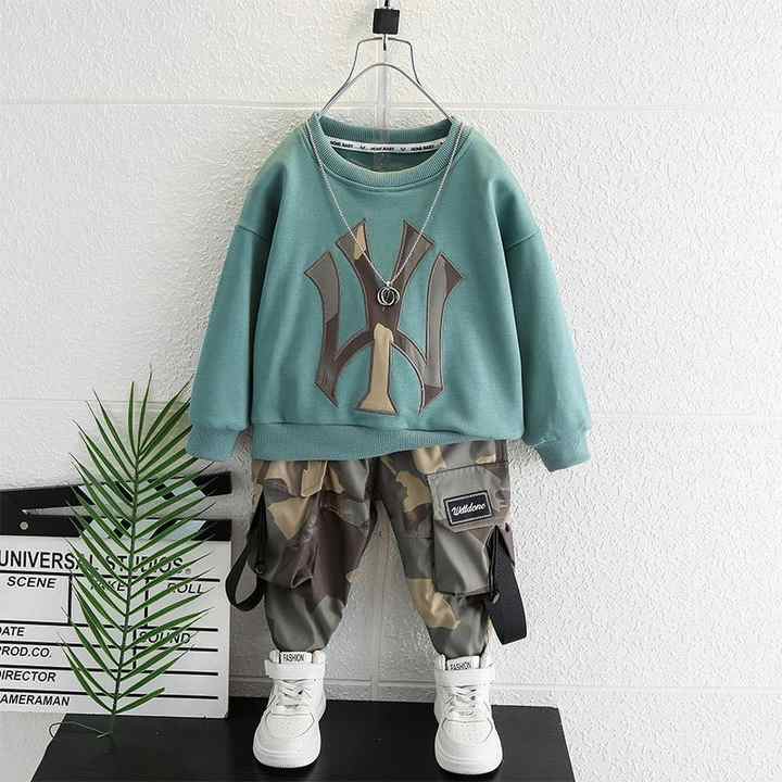 RTS New Boys Casual Fleece Short Sleeve Tracksuit with 