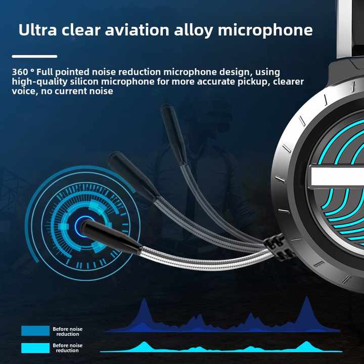 With dynamic microphone