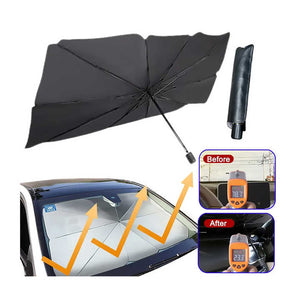 مظلة السيارة طوي حاجز شمس للسيارة نافذة . Hot Sale UV Blocking 190T Car Umbrella Foldable Car