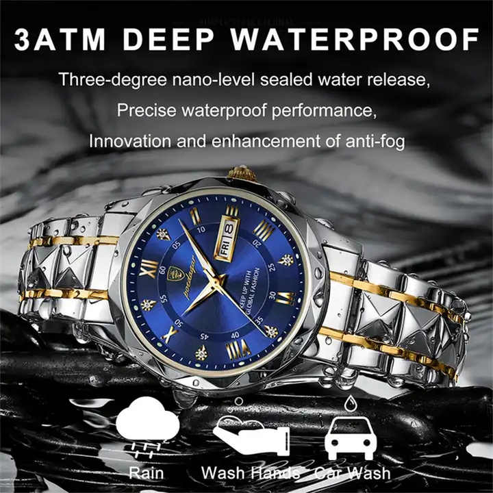POEDAGAR 615 Men's Watch Top Brand. 