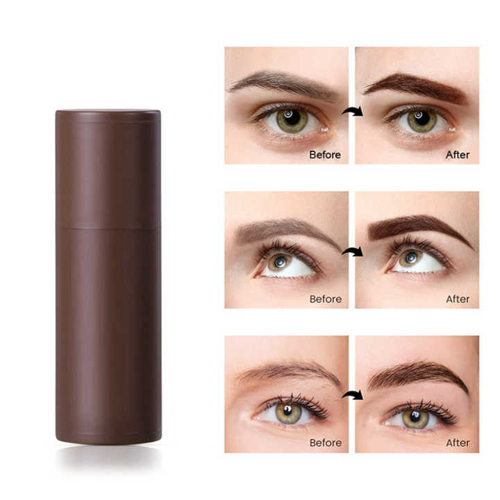 Best Selling Waterproof Eyebrow Stencil Shaping 3 Colors Custom Makeup Eyebrow Stamp and Stencil Kit 