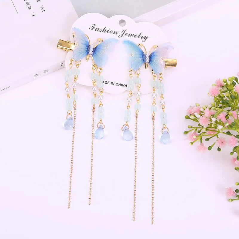 Set of Chinese hairpins, children's accessories, hair accessories 