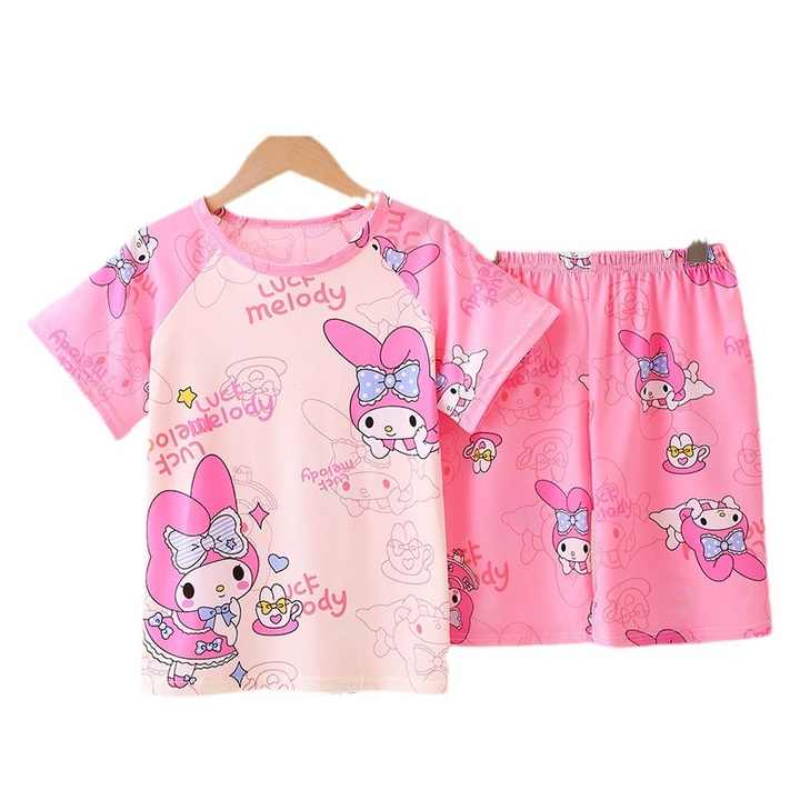 بيع بالجملة رداء نوم صيفي بأكمام قصيرة للأطفال طقم بيجامة كرتون عنكبوت Kt بيكا جيدة التهوية للأولاد والبنات بيجامات أطفالWholesale Summer Short Sleeve Children's Pajamas Set Cartoon Spider Kt Pika Breathable Boys Girls Kids Pajamas