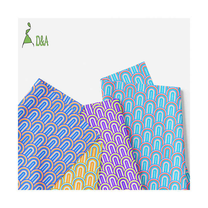 Hot Selling Multi-colored Rainbow-Printed Fabrics 