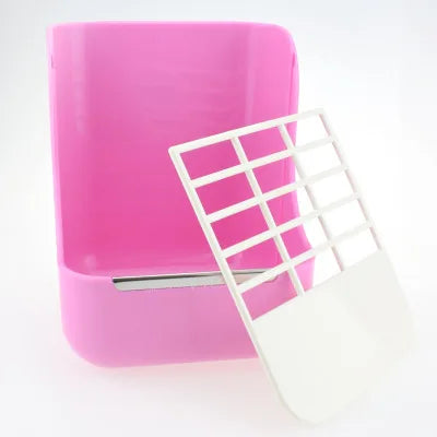 Rabbit straw feeding bowl, feeding bowl. Bowls and feeders 